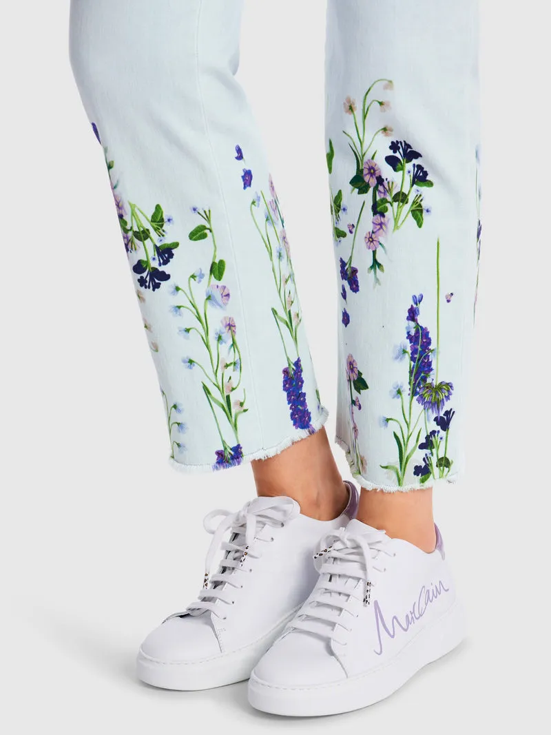 FYLI FLORAL DETAIL JEANS