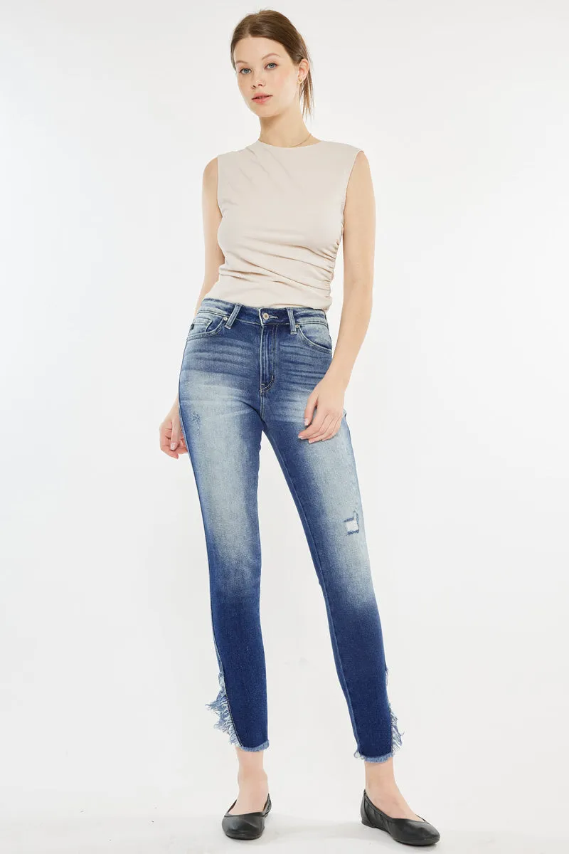 Geneva High Rise Ankle Skinny Jeans