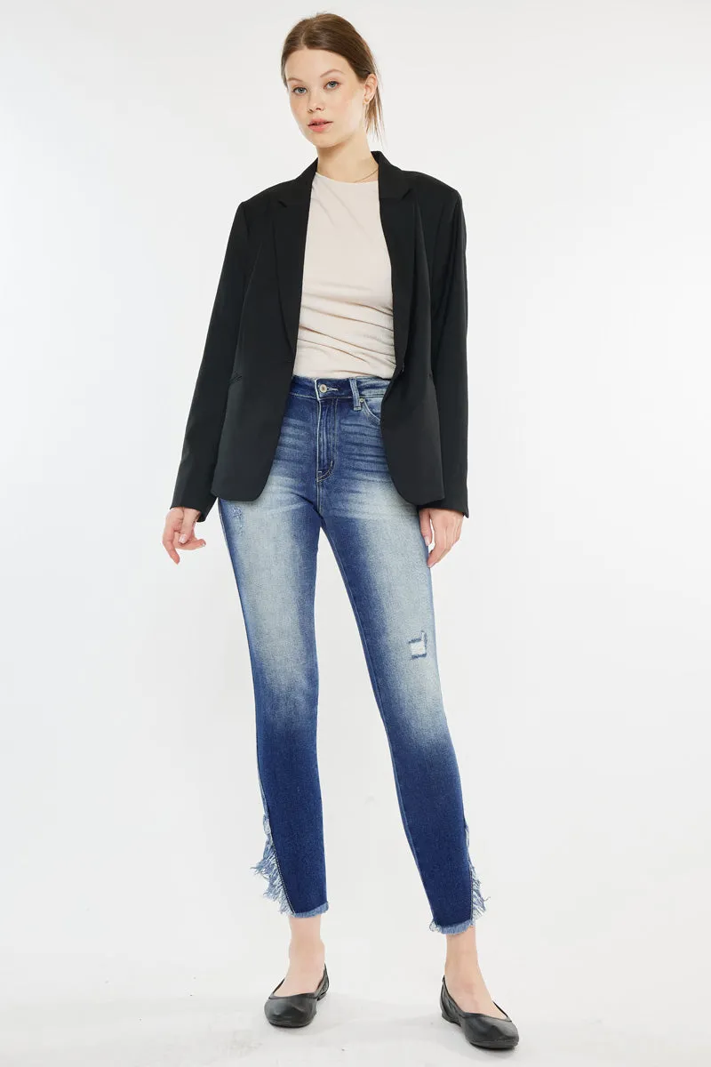 Geneva High Rise Ankle Skinny Jeans