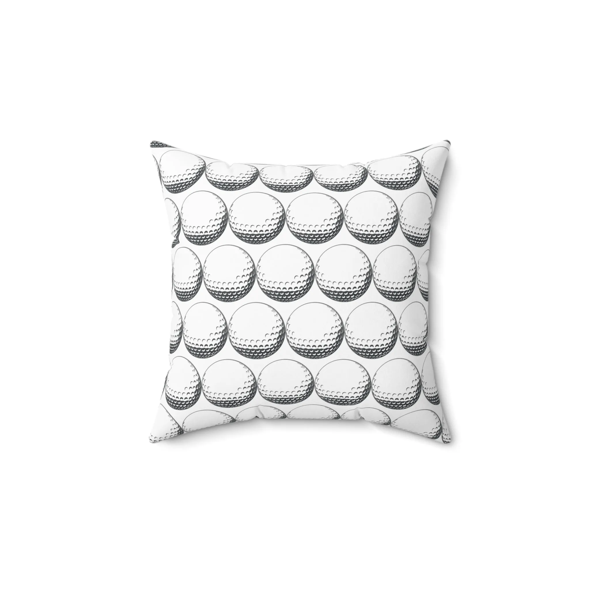 GOLF BALL Spun Polyester Square Pillow