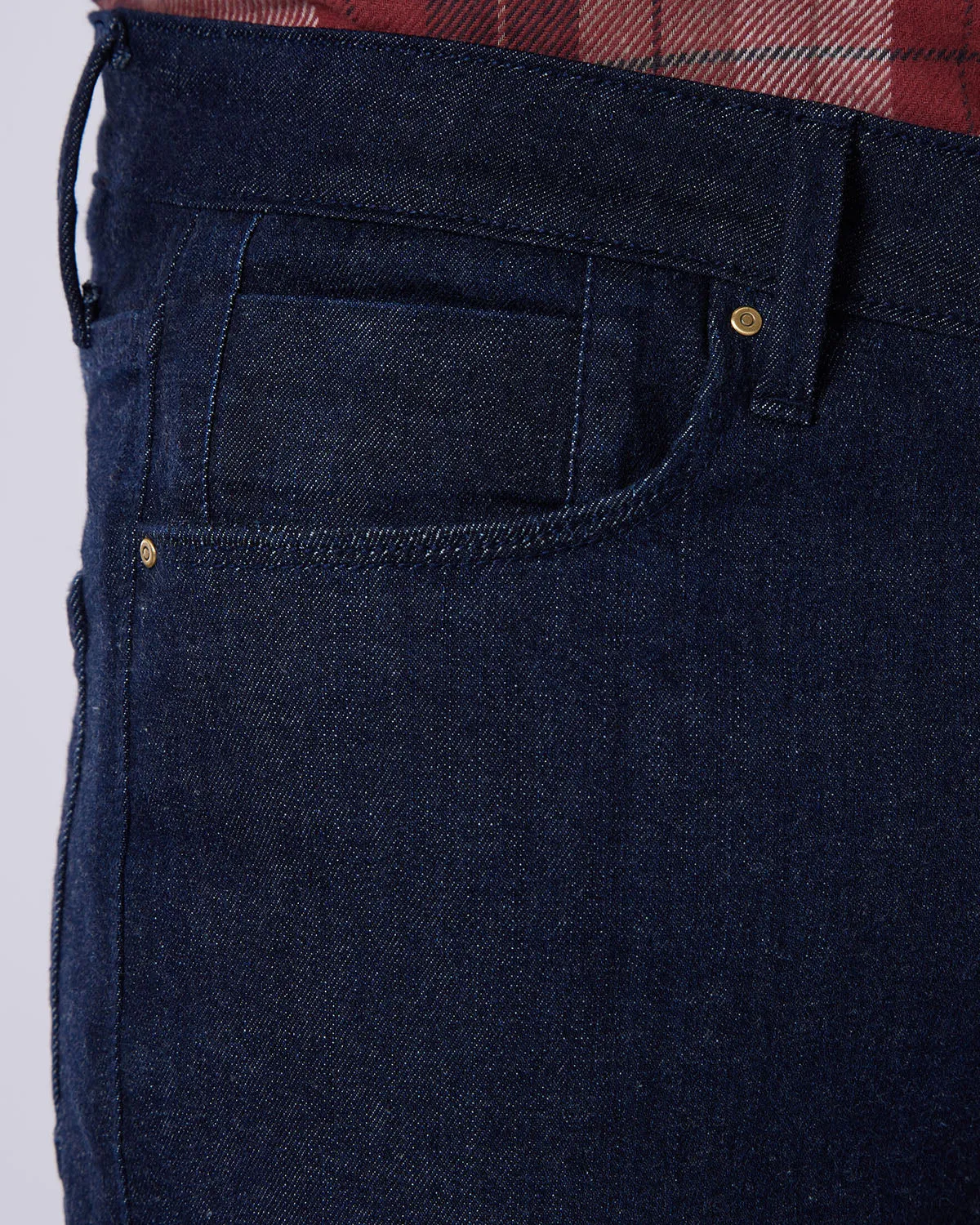 Indigo Grain Stretch Jeans