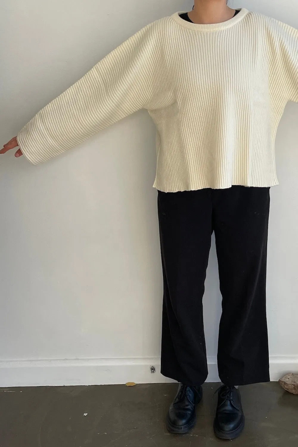 Organic Undyed Kai Sweater | Eco-Friendly Knitwear