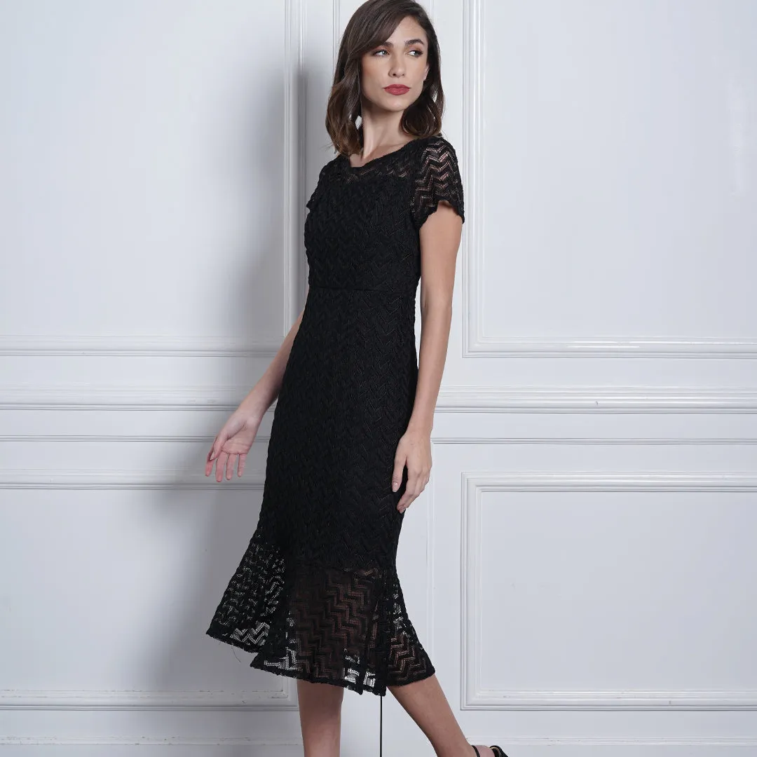 Karishma Lace Midi Dress