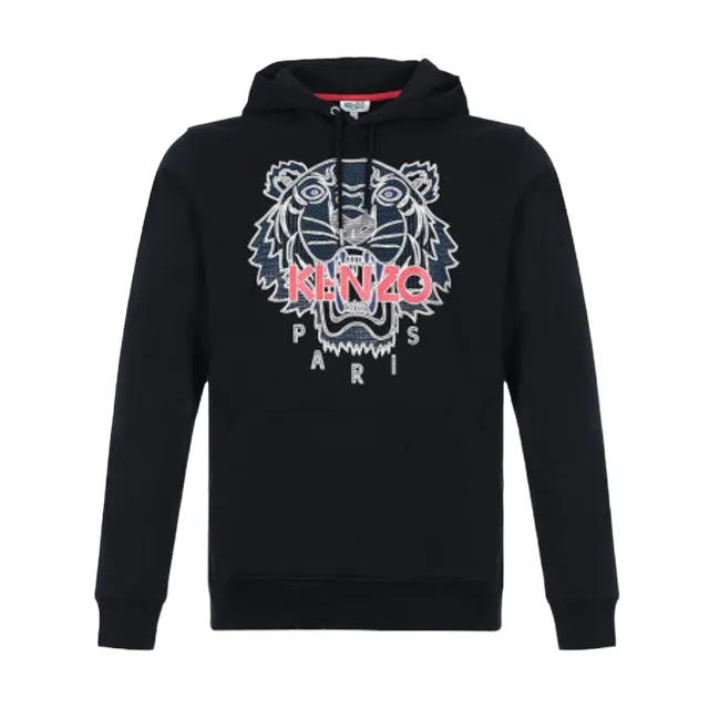 Trendy Kenzo Tiger Graphic Zip-Up Hoodie