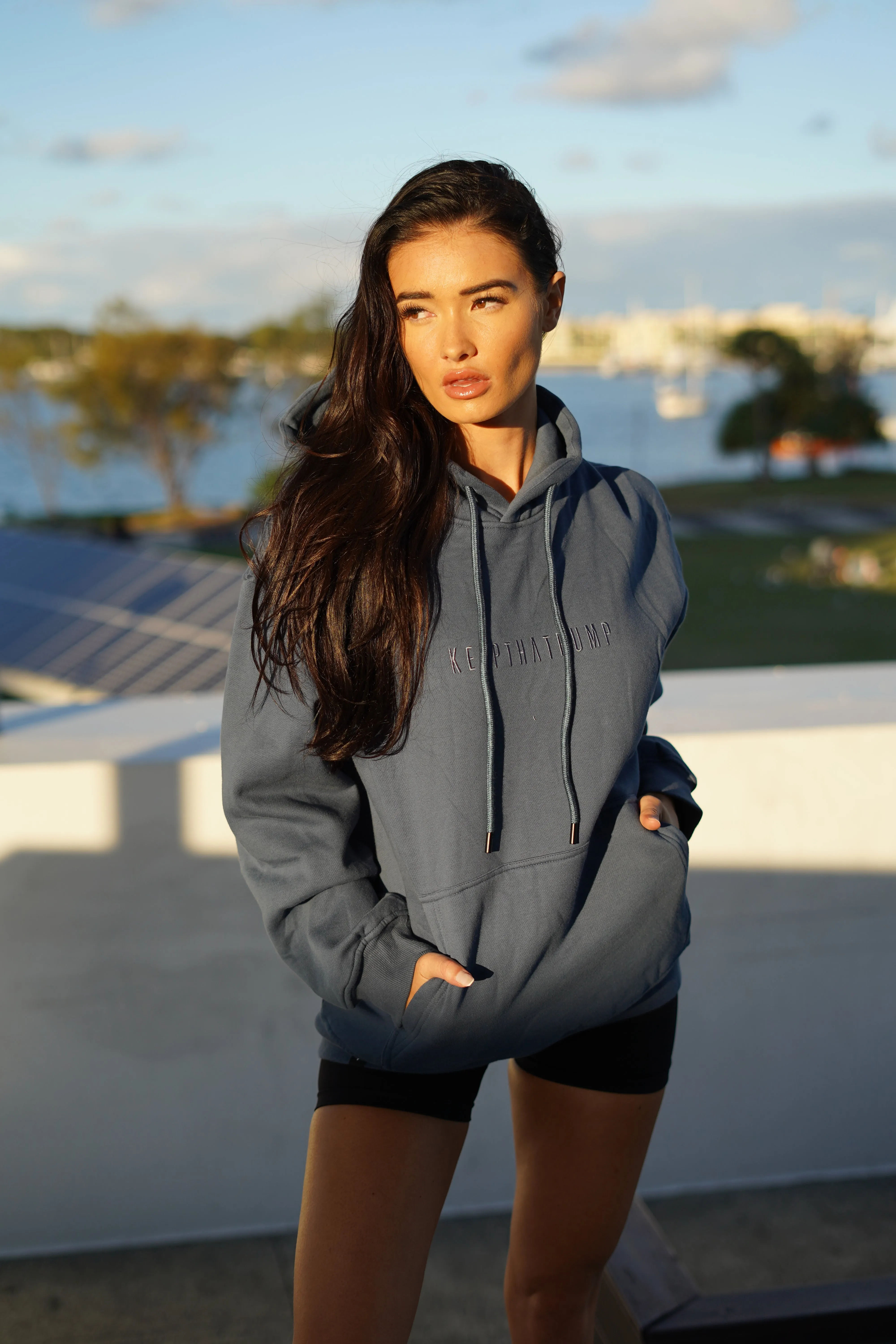 KTP OVERSIZED HOODIE - DARK BLUE