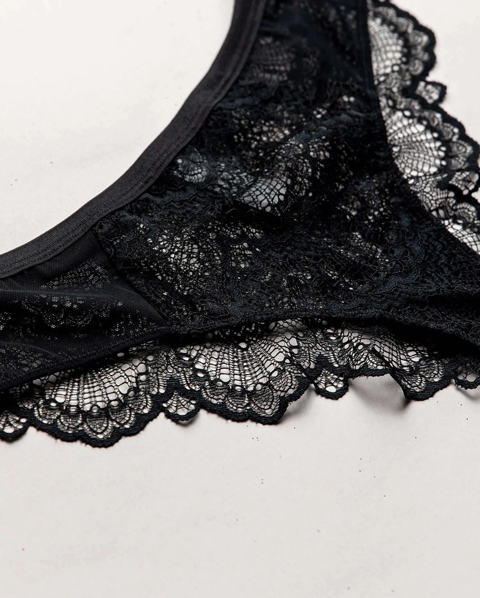 Lace Cheeky Black