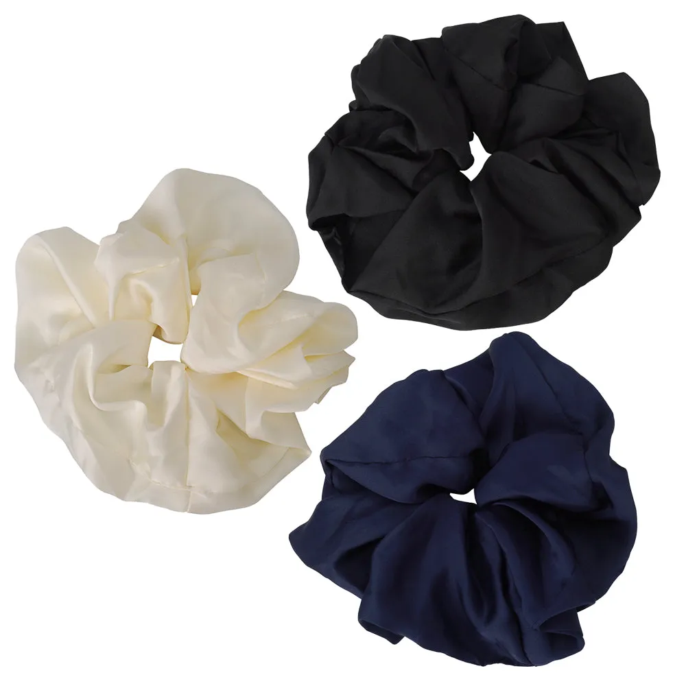 LARGE SATIN SCRUNCHIES