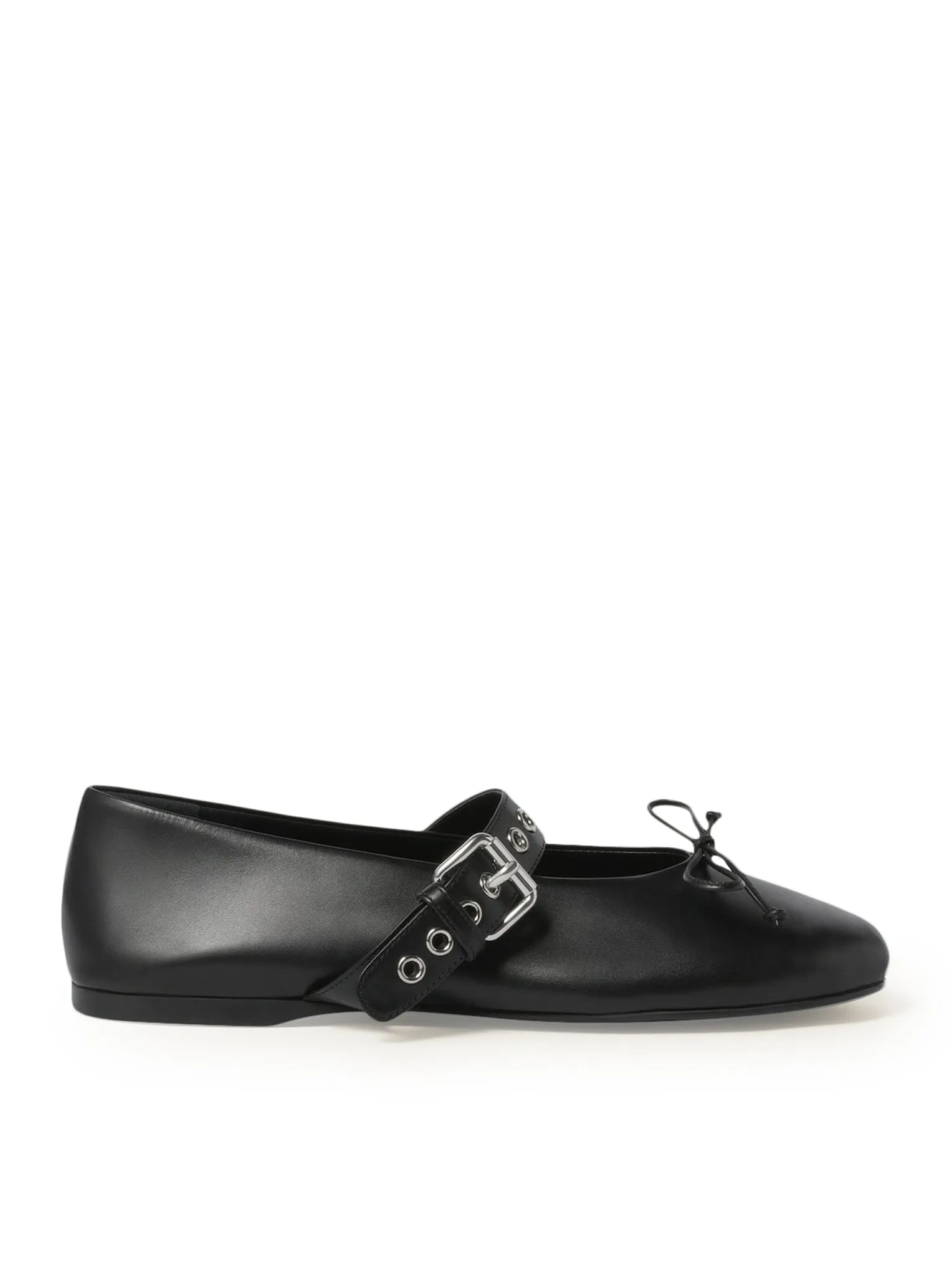 Leather ballet flats