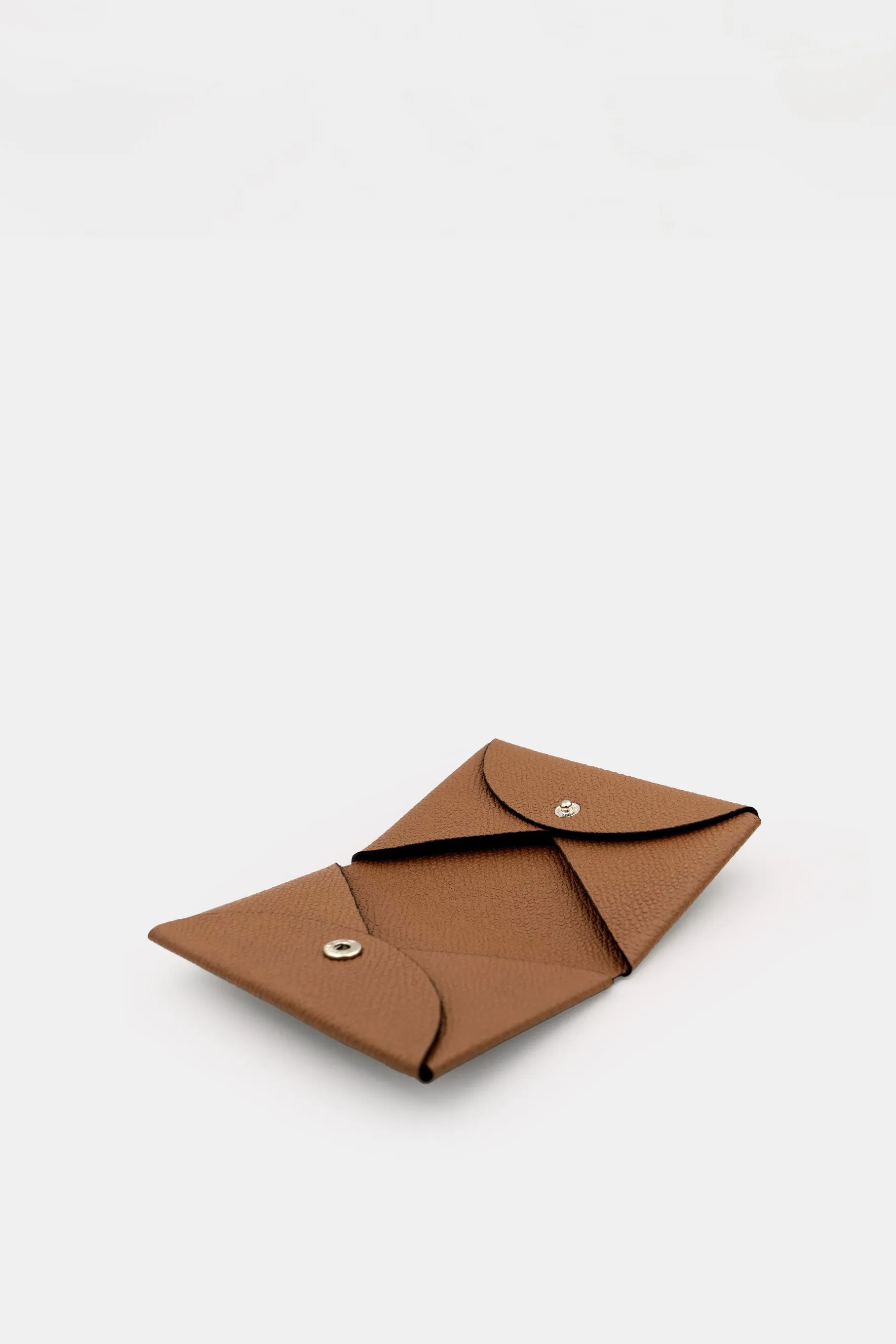 Leather Card Holder, Carmel