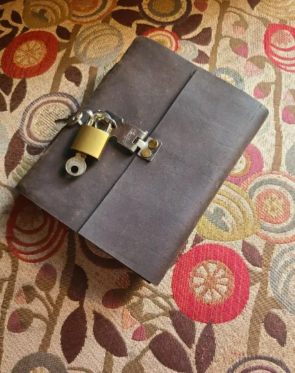 Leather Pocket Locket Journal