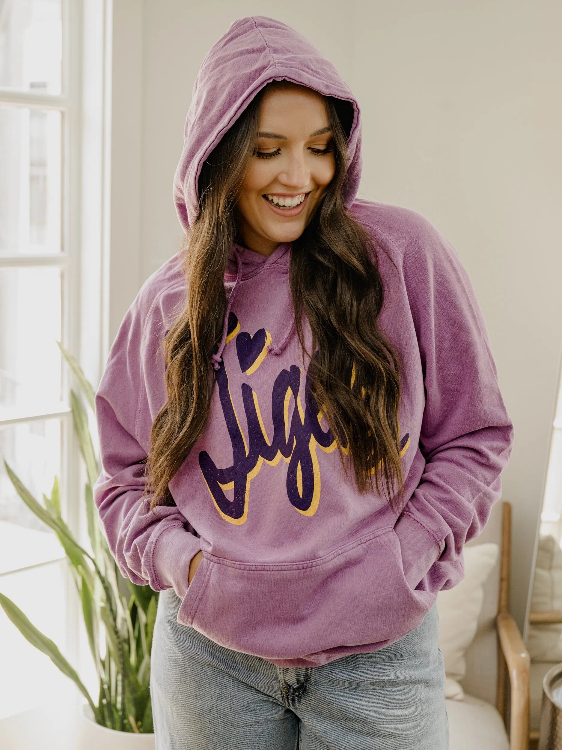 LSU Tigers Barbie Orchid Hoodie