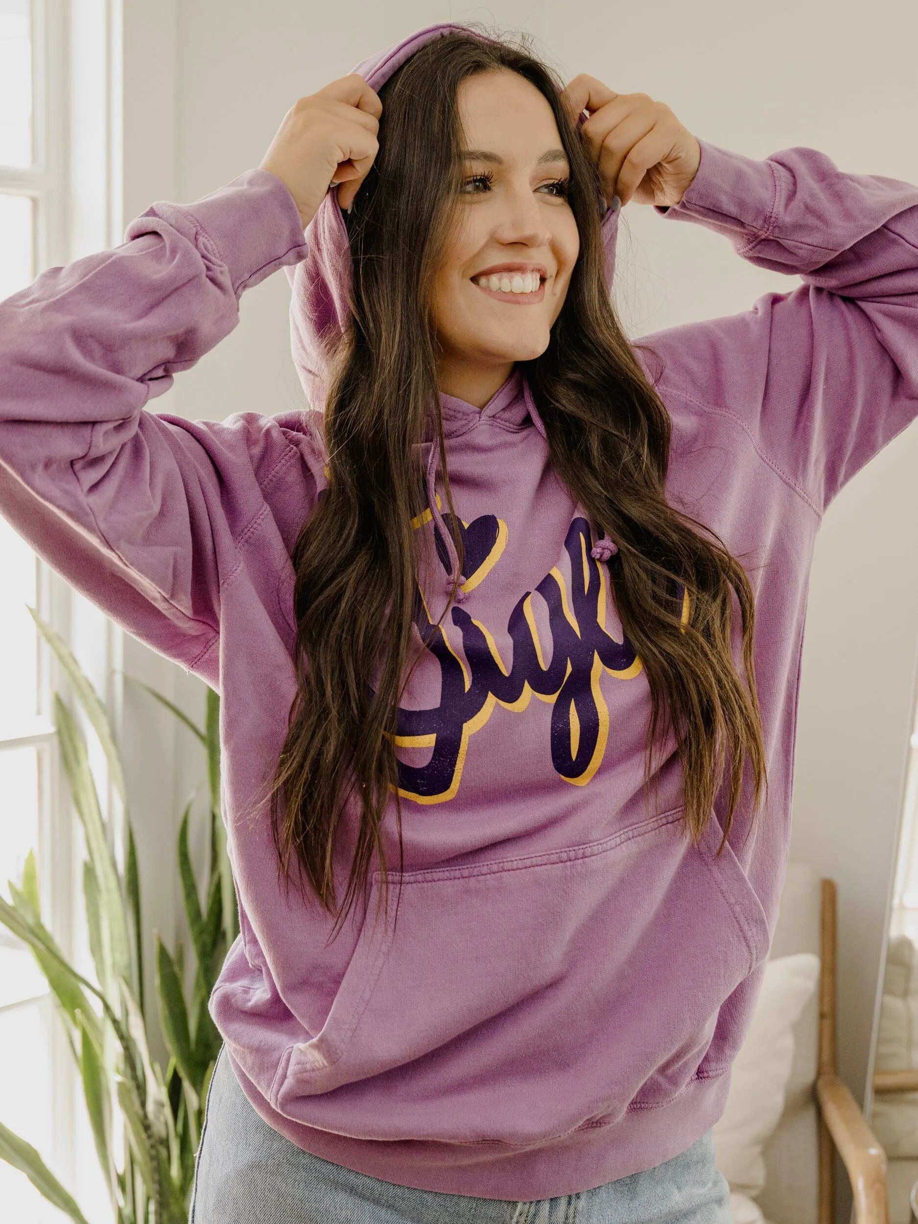 LSU Tigers Barbie Orchid Hoodie