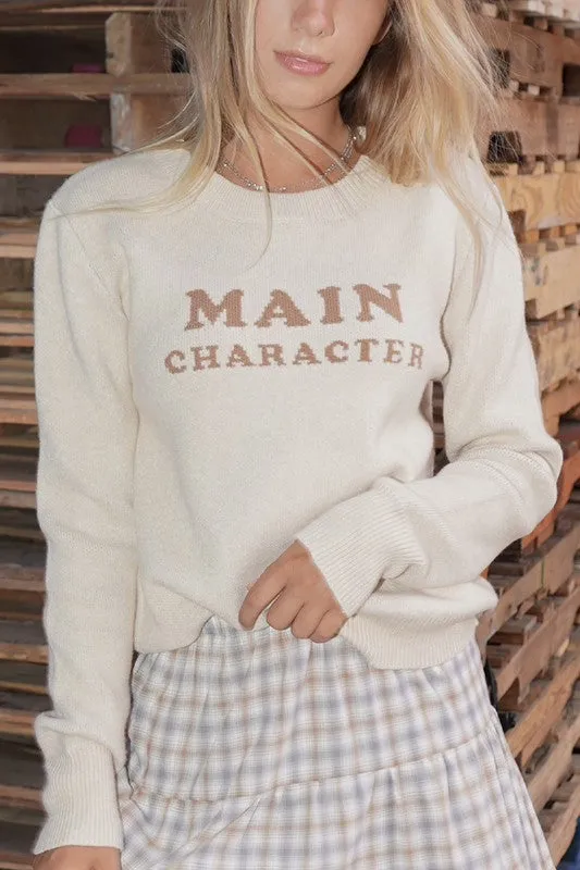 Main Character Sweater