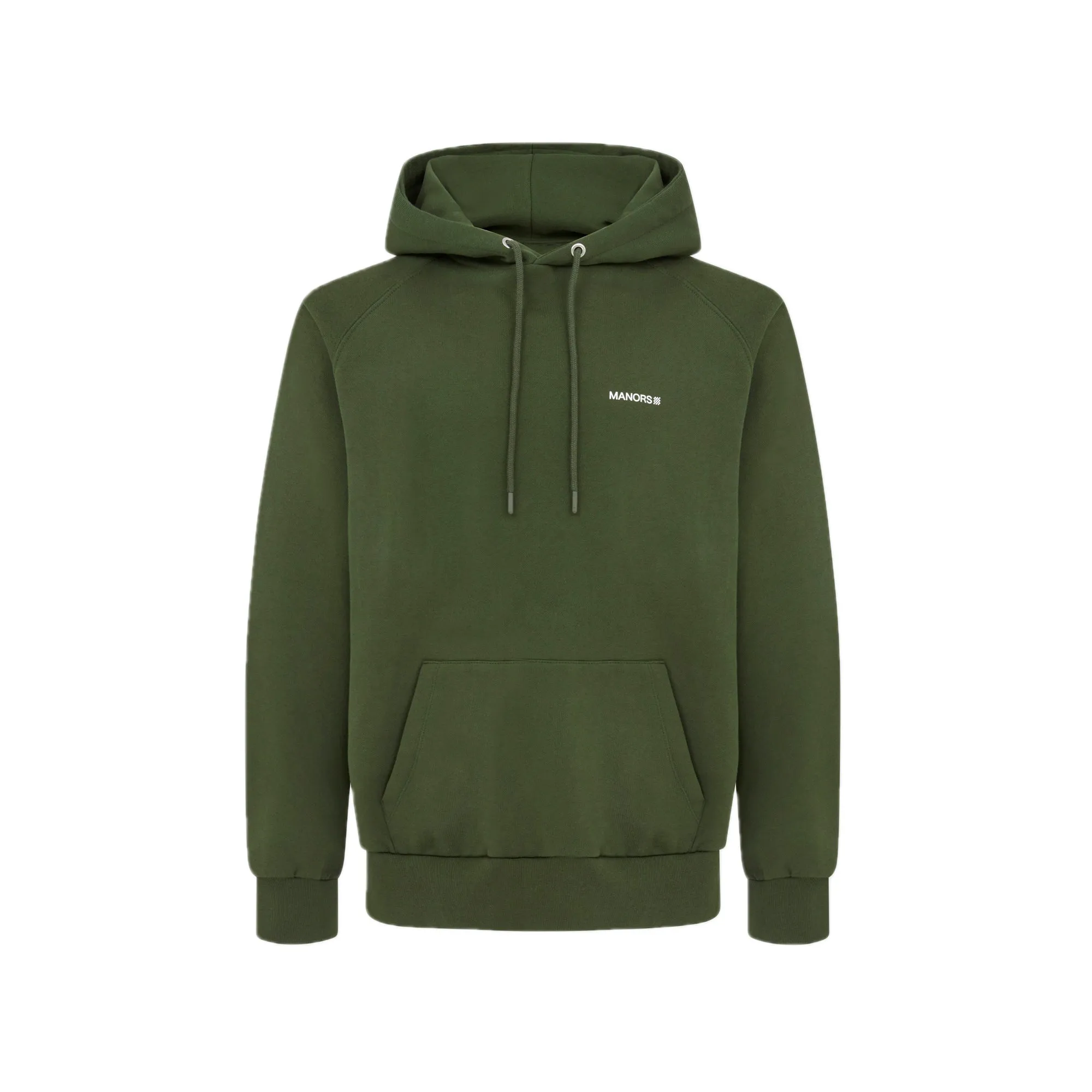 Manors Mens Organic Logo Hoodie