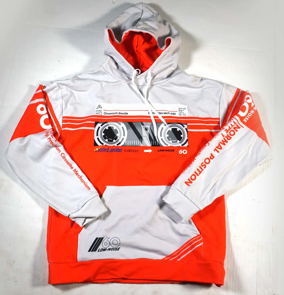 Men's Cassette Throwback Hoodie Medium