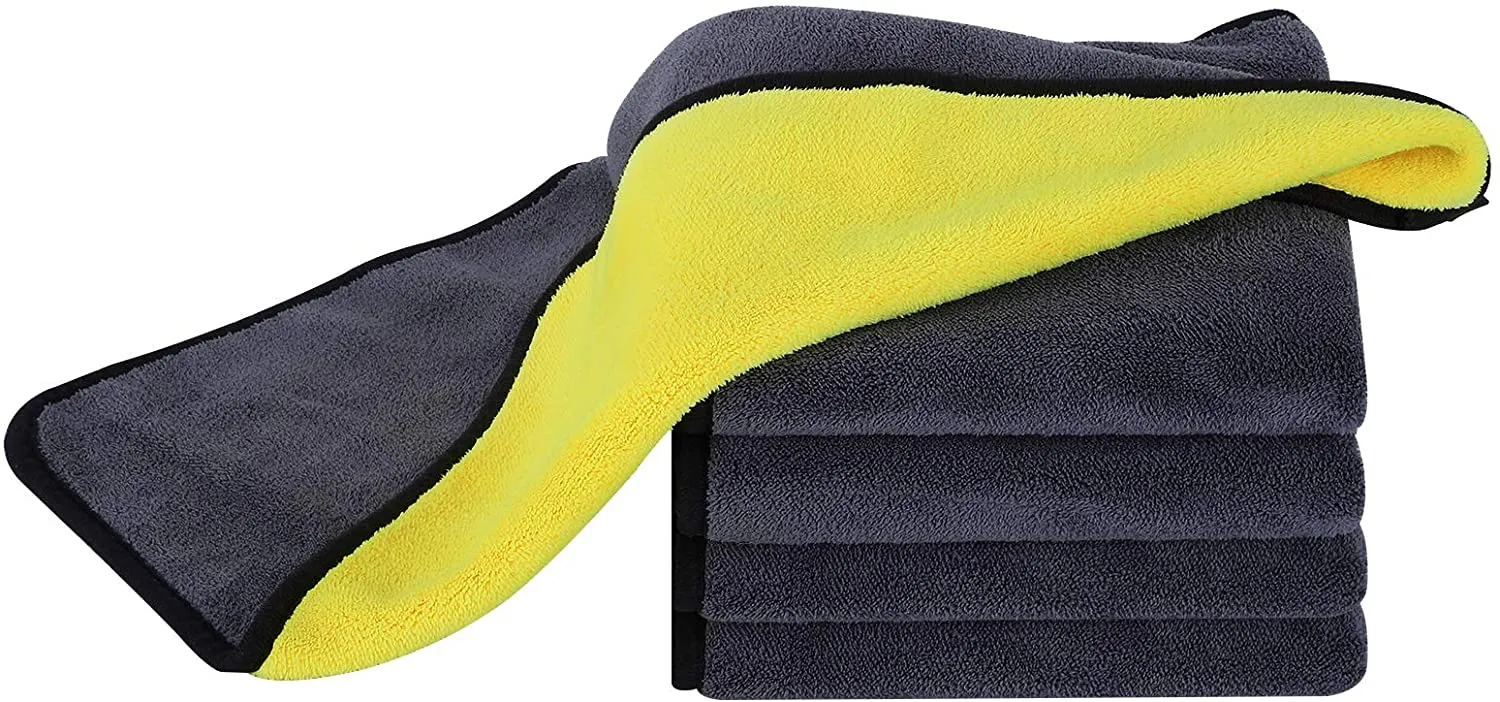 Microfiber Car Wash Towel - Plush Polyester Fibre Car Cleaning Cloth