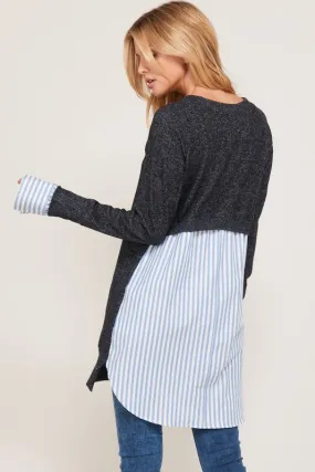 Office Wear Tunic Sweater