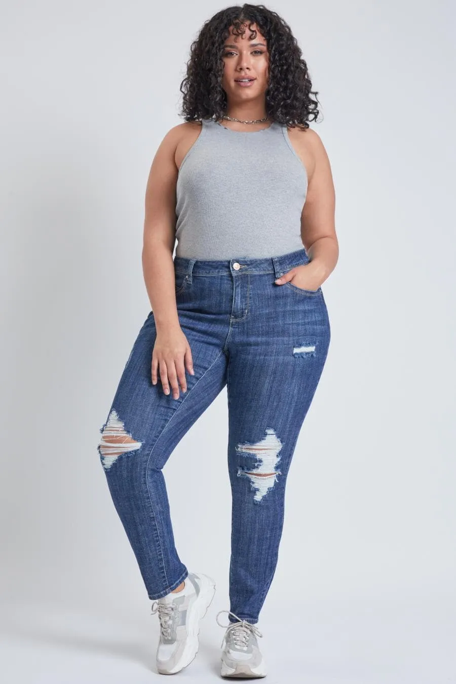 Plus Size Women's WannaBettaButt Skinny Jeans