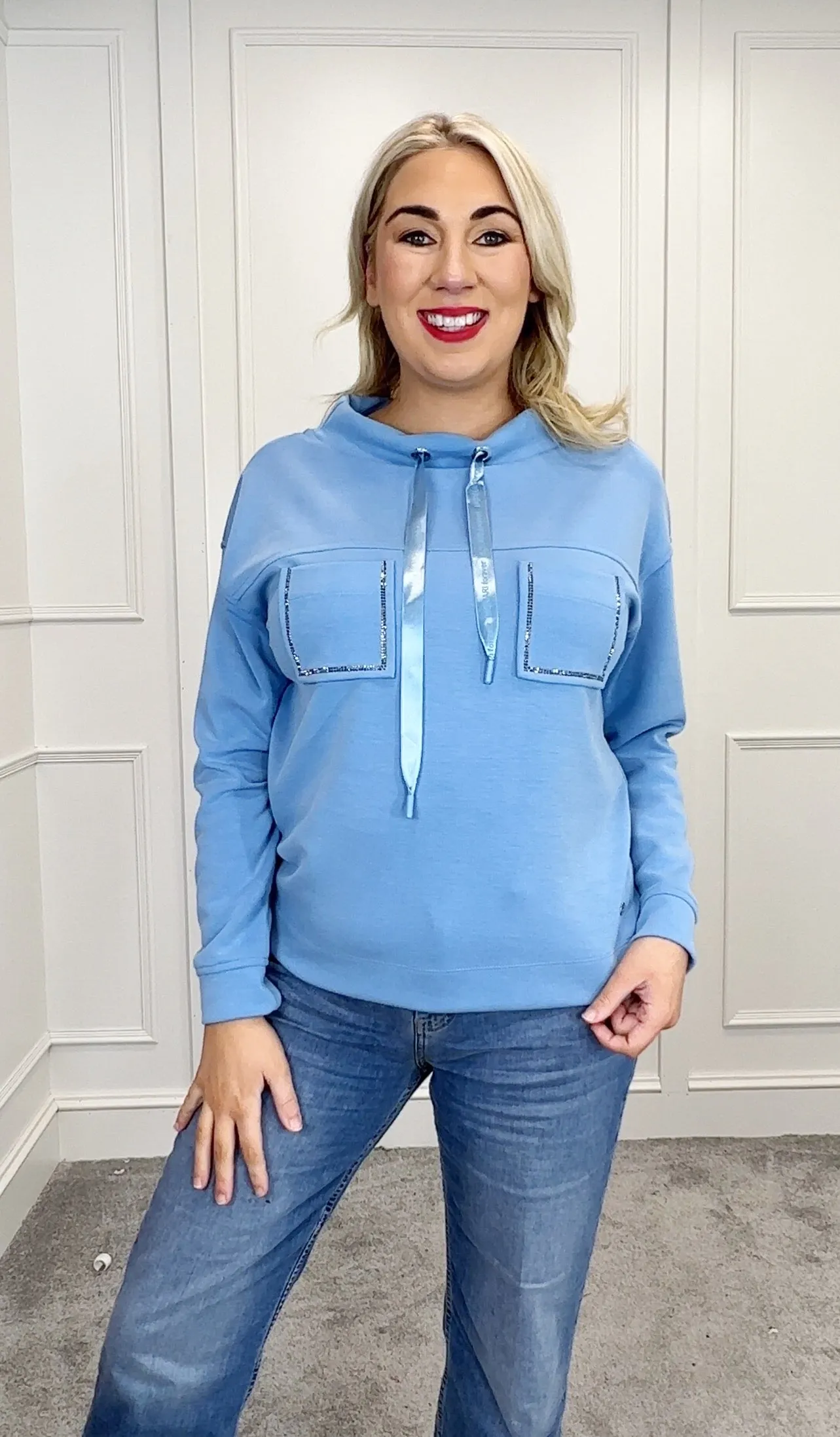 Pocket Sweater - Blue