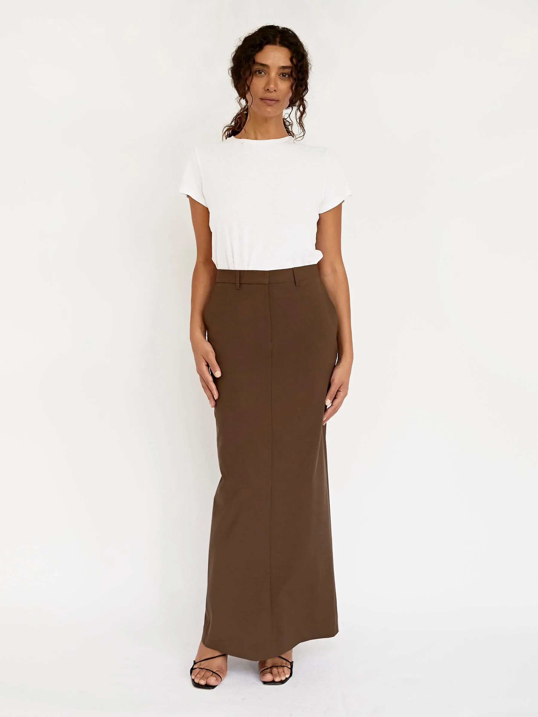 Relaxed Tailored Skirt