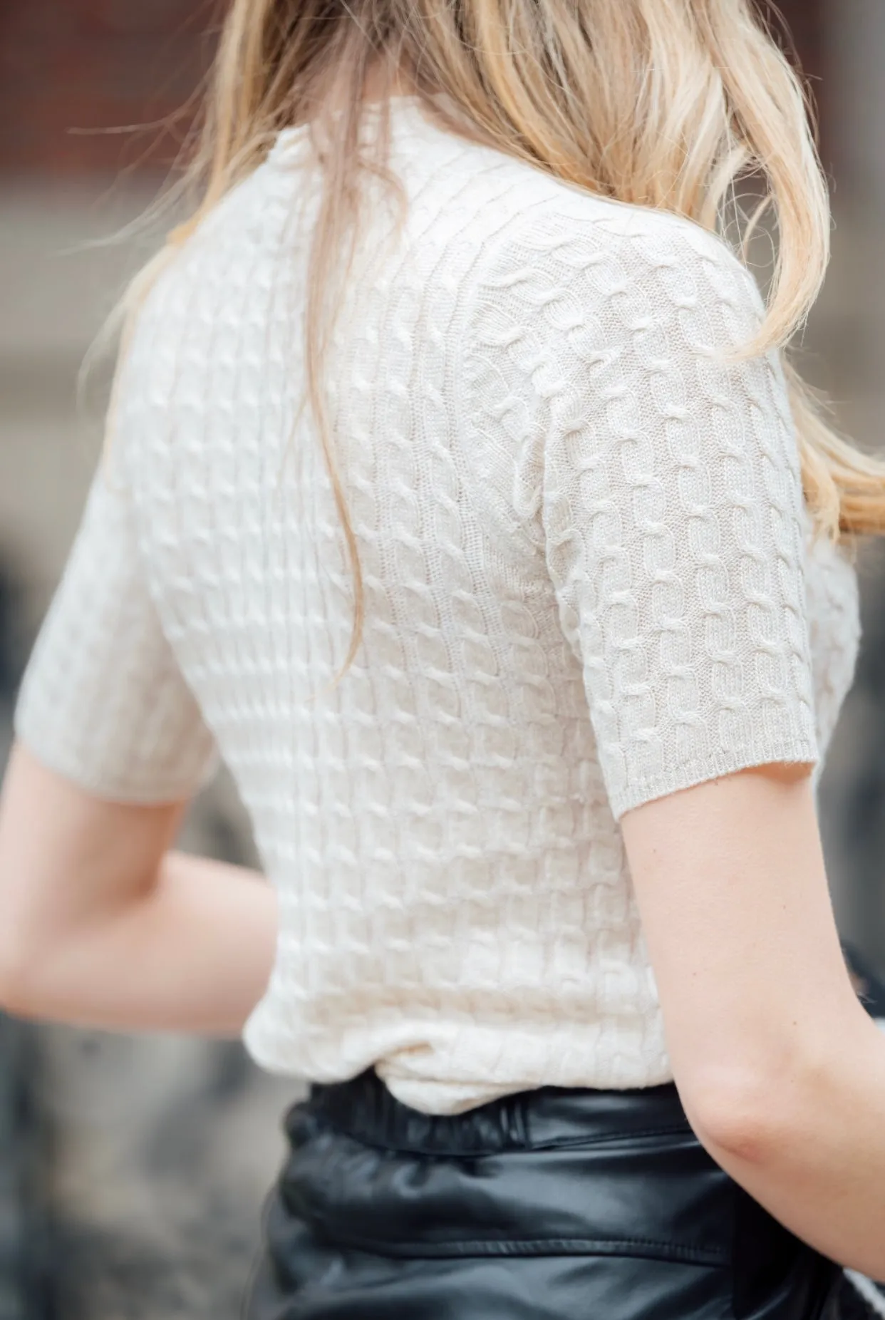 Ribbed Sweater Shirt