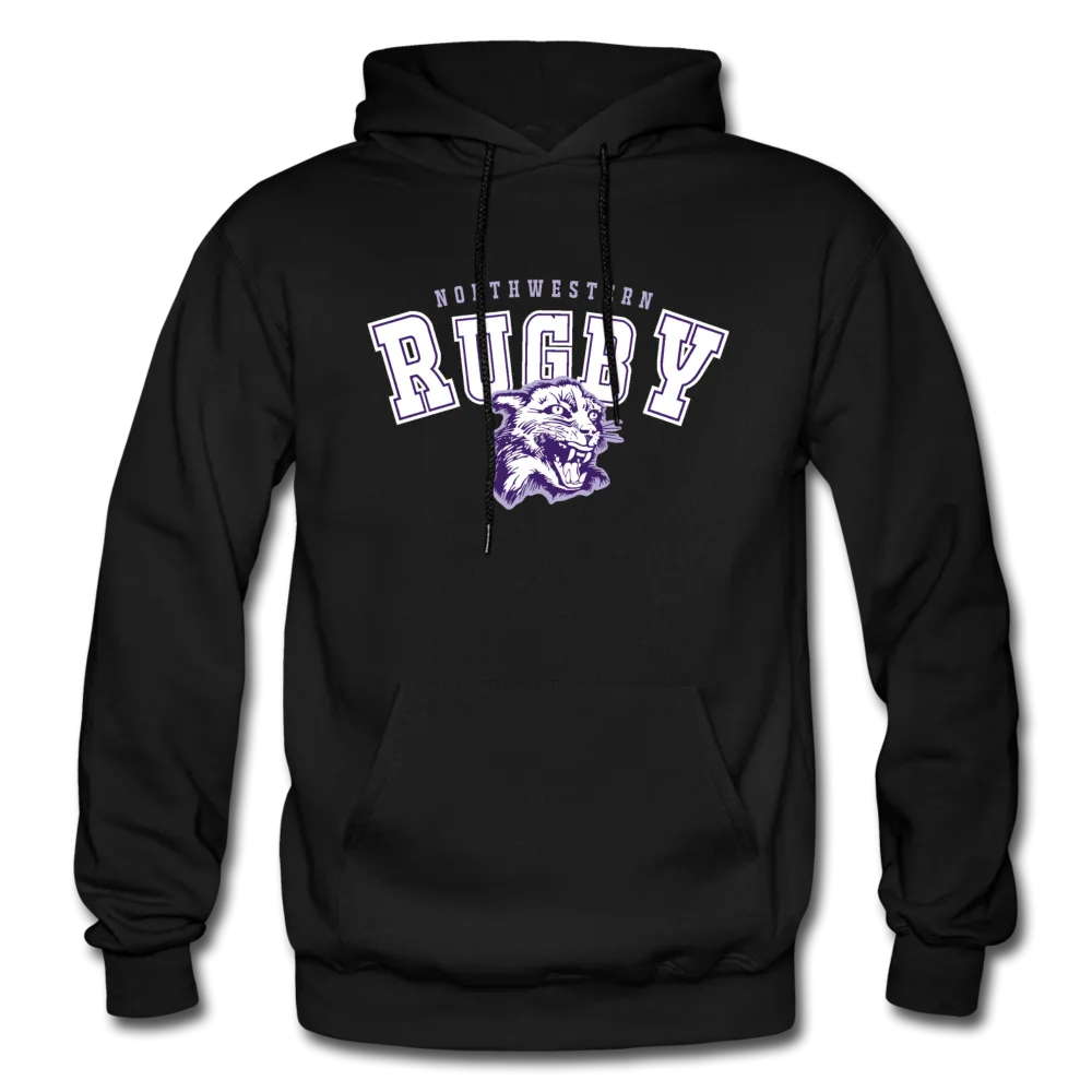 Rugby Black Hoodie