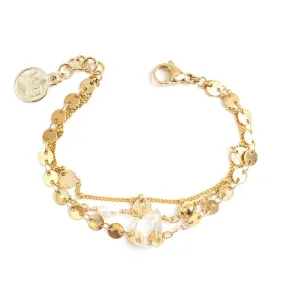 Satin Bracelet in Gold