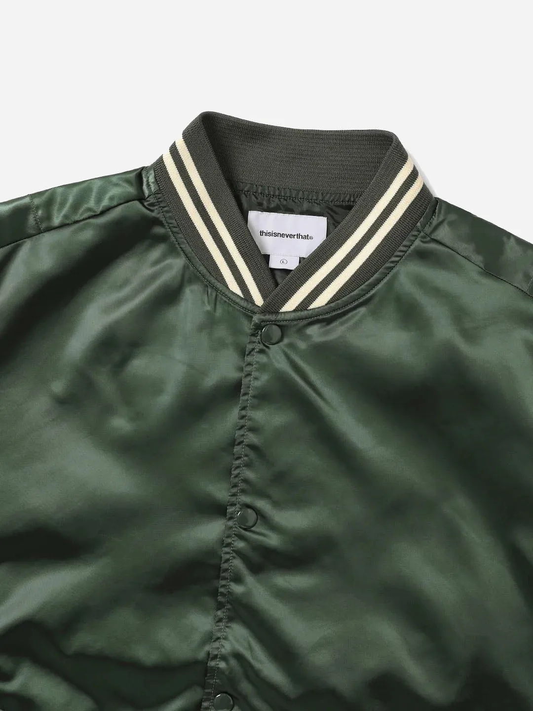 Satin Jacket - Olive