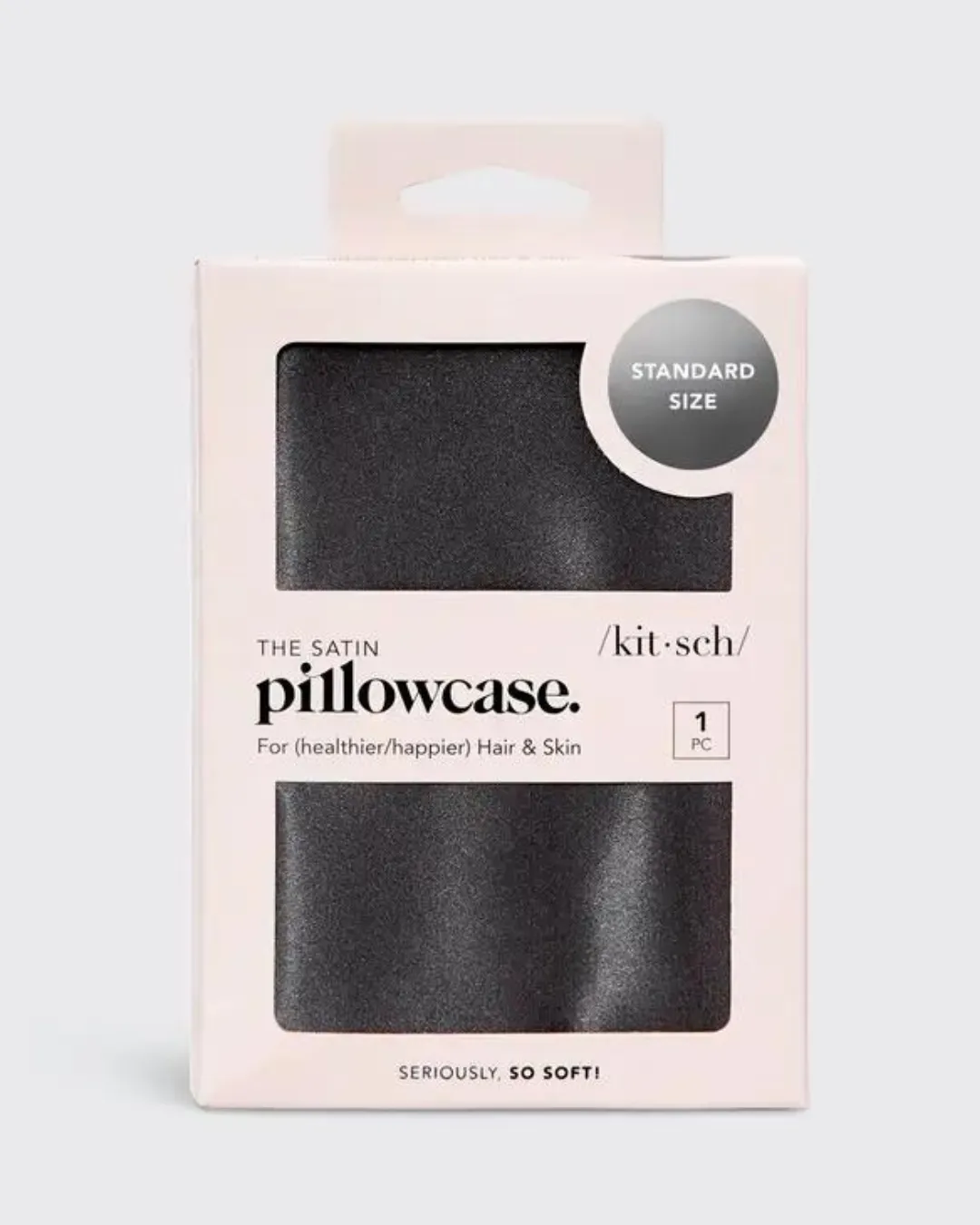 Satin Pillowcase - Charcoal