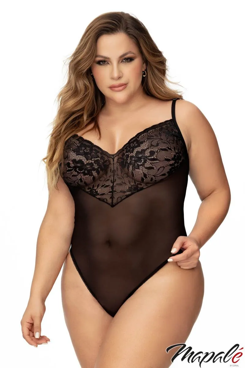 Sheer Lace Teddy