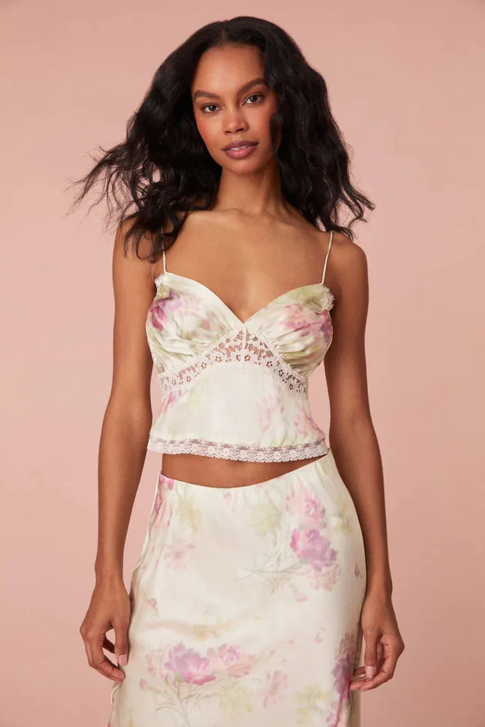 Floral Lace Camisole - Lightweight & Elegant