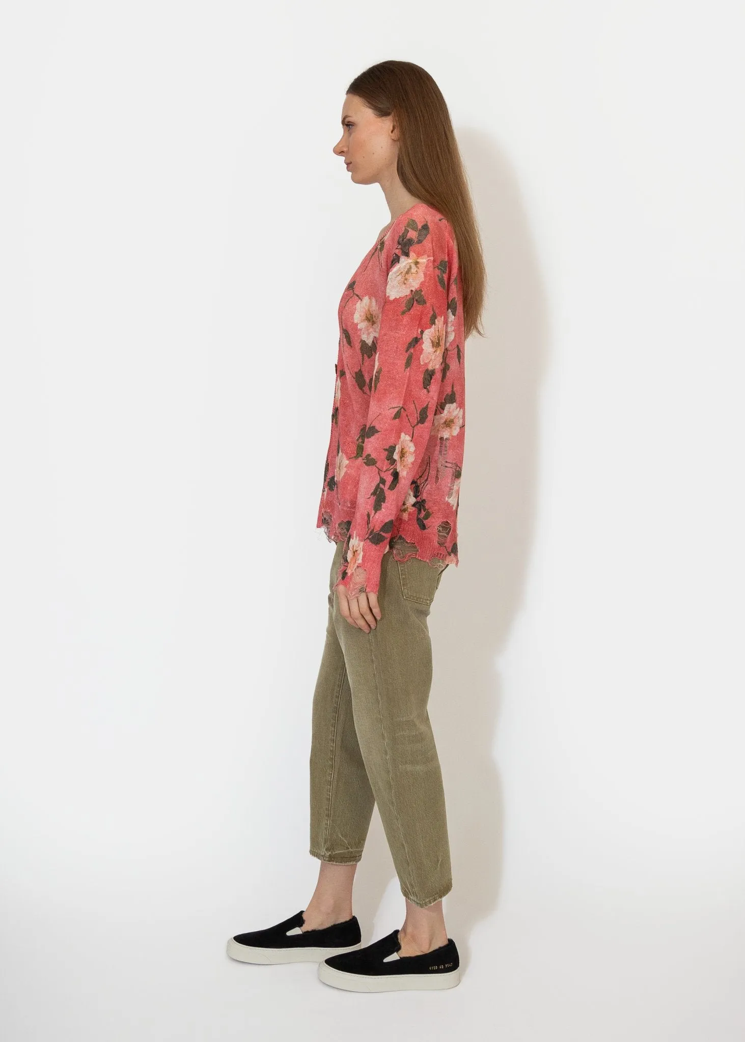 Tailored Drop Jean in Moss Green