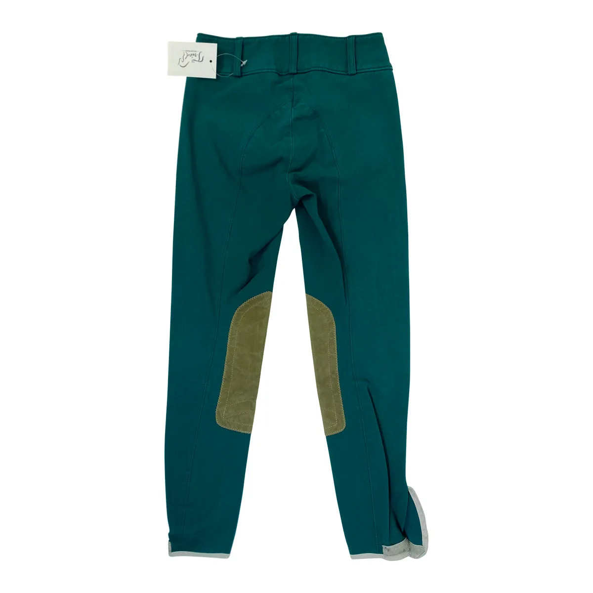 Tailored Sportsman 'Trophy Hunter' Breeches in Dark Teal/Tan - Children's 10R