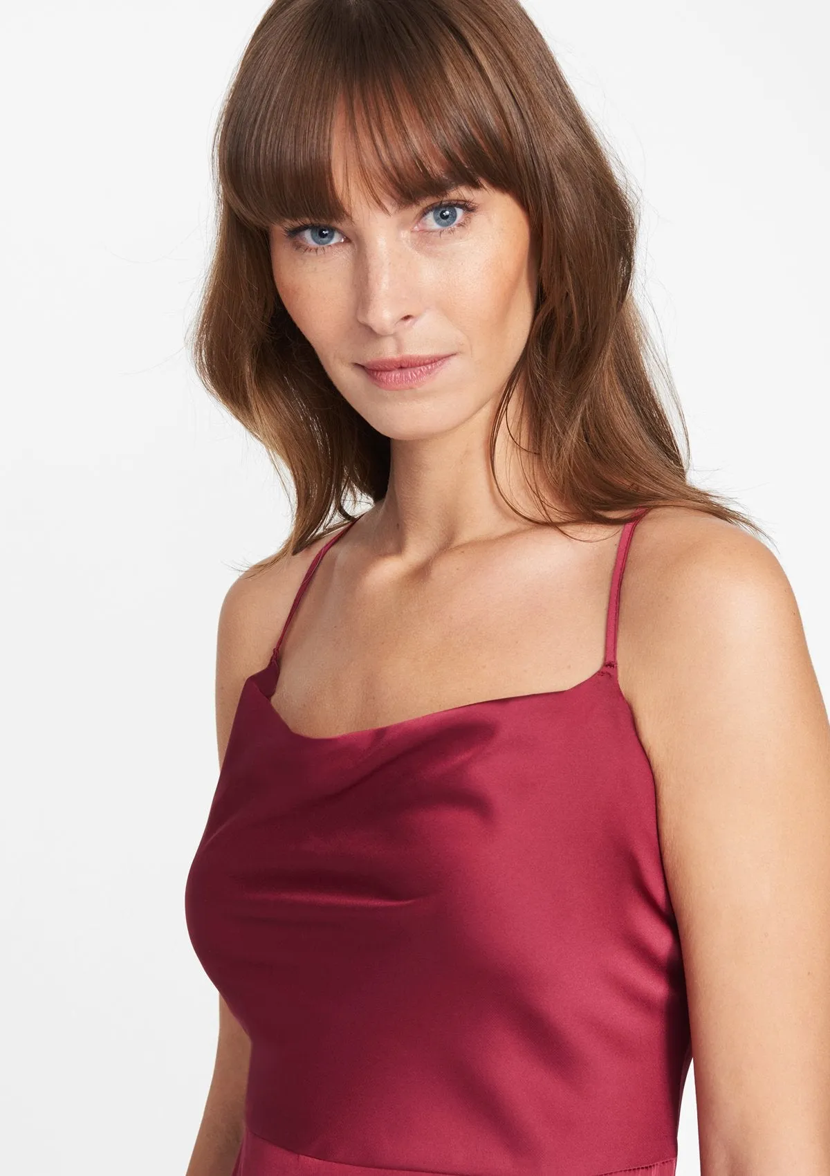 Tall Maddie Satin Slip Dress