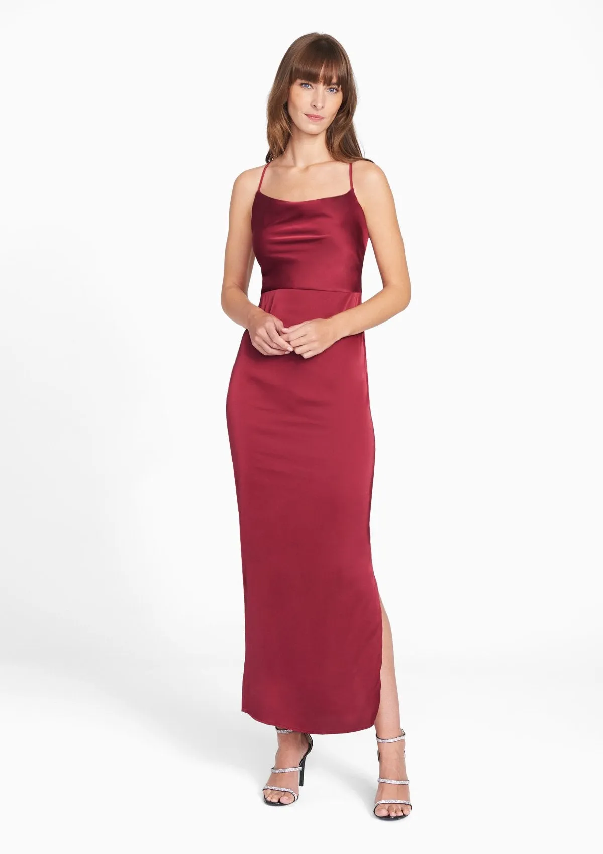 Tall Maddie Satin Slip Dress