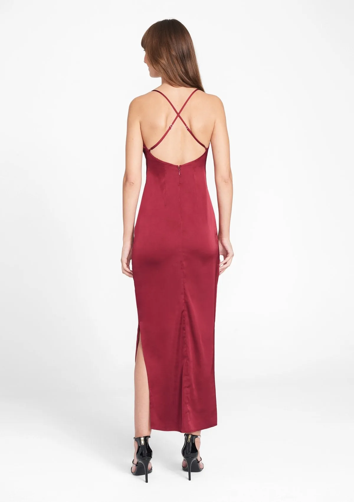 Tall Maddie Satin Slip Dress