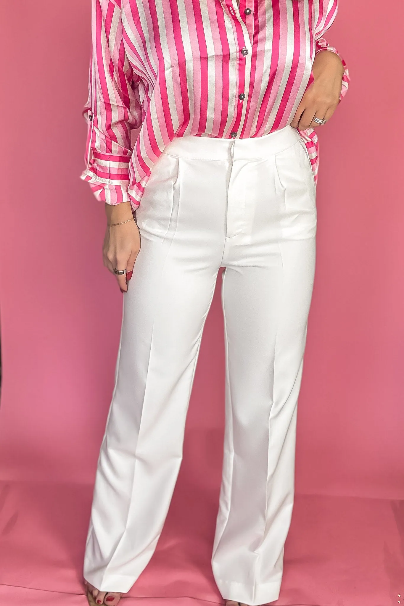 The Perfect Pant Tailored White Pant