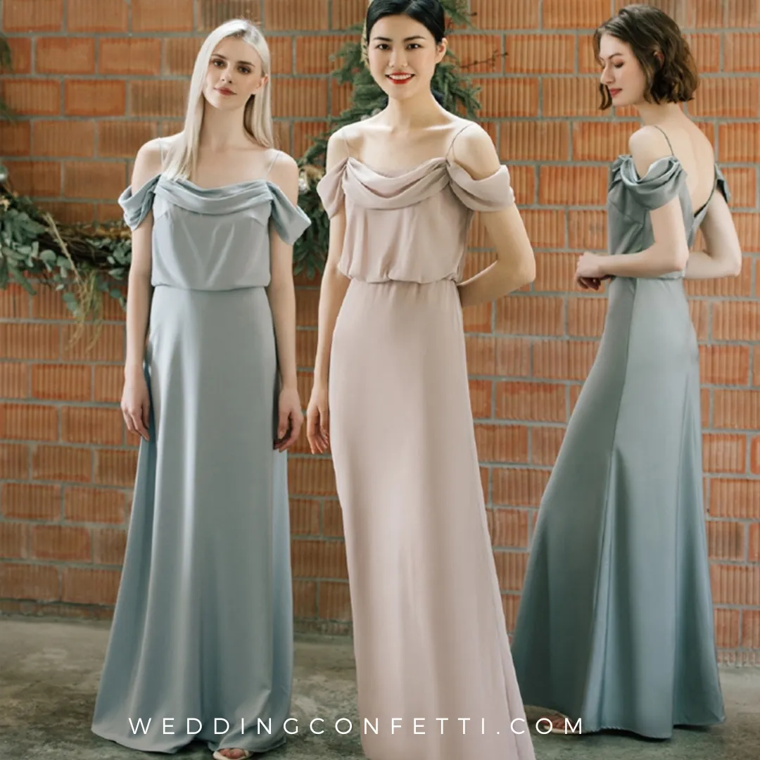 The Reana Bridesmaid Satin Series