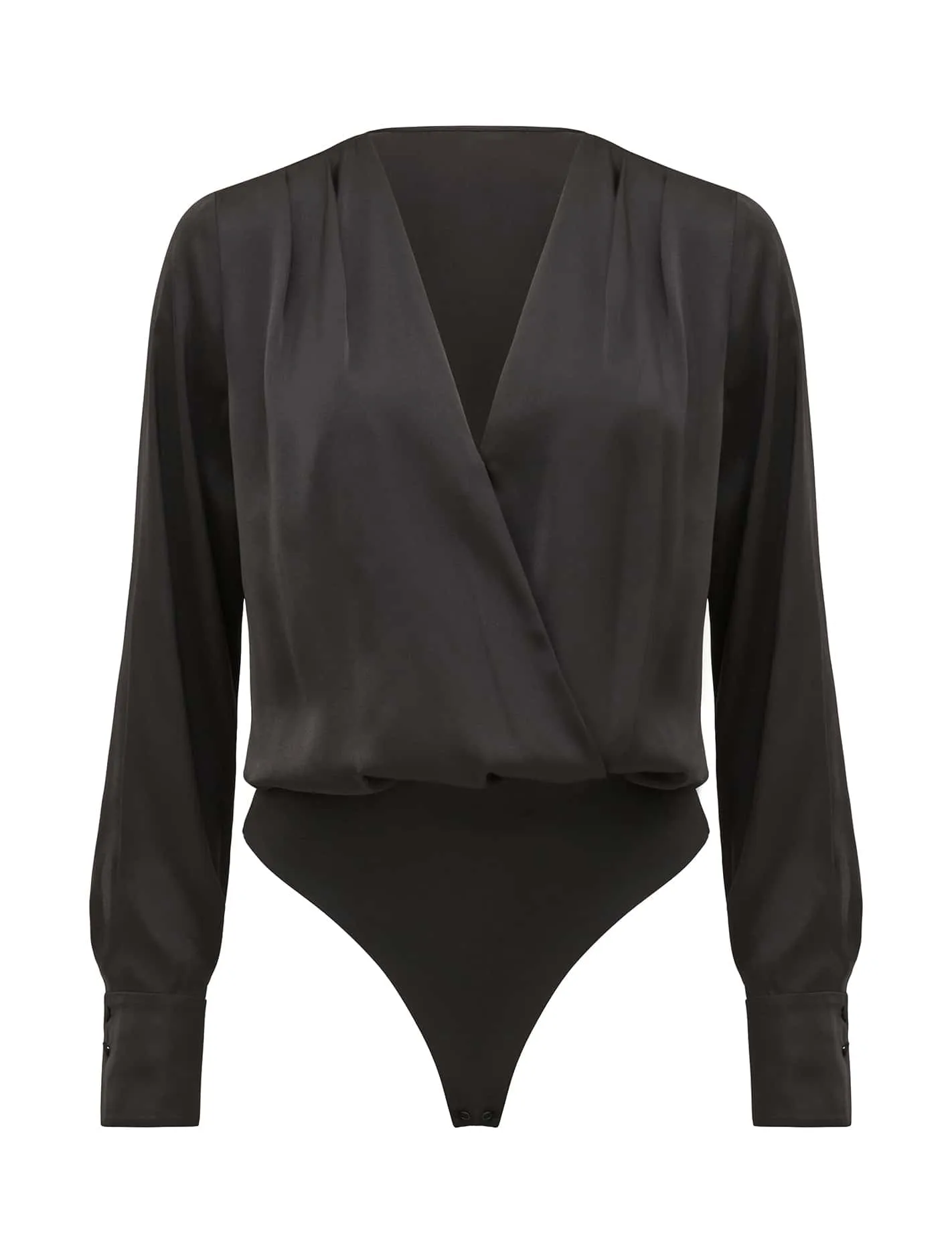 Ursula Satin Cross Over Bodysuit