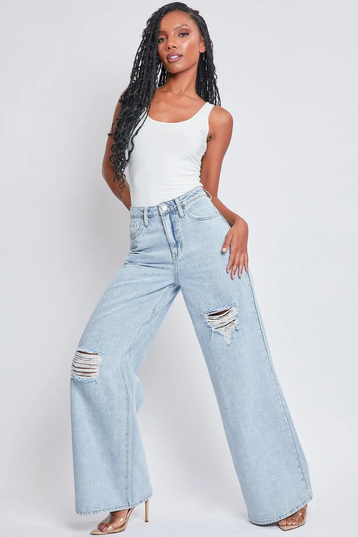 Women's  Super Wide Leg Jeans