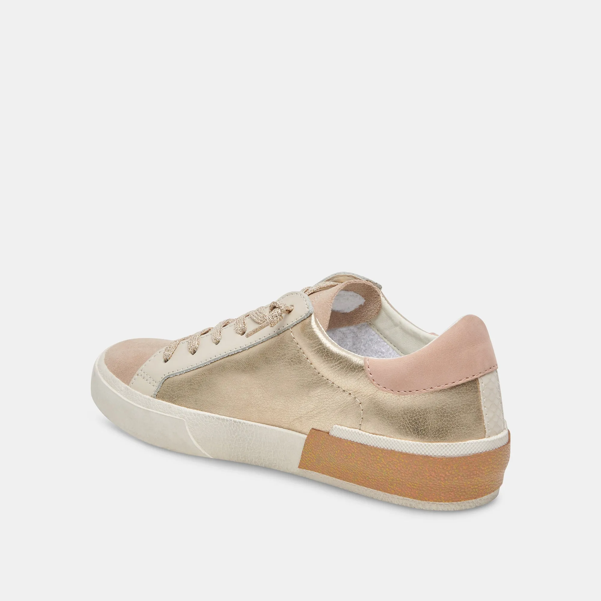 ZINA SNEAKERS GOLD LEATHER